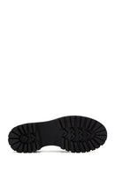 Kadın Siyah Kalın Tabanlı Deri Maskülen Loafer | Derimod Kadın Siyah Kalın Tabanlı Deri Maskülen Loafer | Derimod