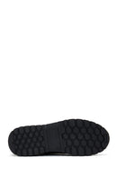 Erkek Siyah Bağcıklı Deri Casual Sneaker | Derimod Erkek Siyah Bağcıklı Deri Casual Sneaker | Derimod
