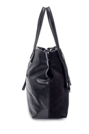 Women's Suede Detailed Shoulder Bag | Derimod Women's Suede Detailed Shoulder Bag | Derimod