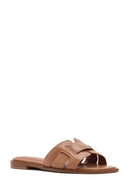 Women's Tan Slippers | Derimod Women's Tan Slippers | Derimod