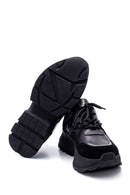 Women's Leather Suede Detail Sneaker | Derimod Women's Leather Suede Detail Sneaker | Derimod