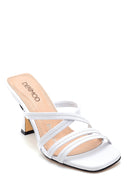 Women's Leather Heeled Slippers | Derimod Women's Leather Heeled Slippers | Derimod