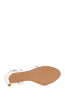Women's White Heeled Sandals | Derimod Women's White Heeled Sandals | Derimod