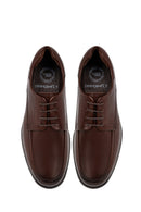 Men's Brown Lace-Up Leather Casual Shoes | Derimod Men's Brown Lace-Up Leather Casual Shoes | Derimod