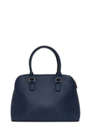 Women's Navy Blue Classic Shoulder Bag | Derimod Women's Navy Blue Classic Shoulder Bag | Derimod