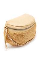 Women's Yellow Plush Waist Bag | Derimod Women's Yellow Plush Waist Bag | Derimod