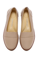 Kadın Vizon Deri Comfort Loafer | Derimod Kadın Vizon Deri Comfort Loafer | Derimod