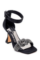 Women's Heeled Leather Sandals | Derimod Women's Heeled Leather Sandals | Derimod