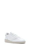 Kadın Beyaz Bağcıklı Deri Sneaker | Derimod Kadın Beyaz Bağcıklı Deri Sneaker | Derimod
