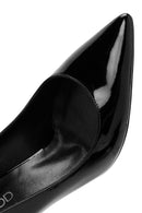 Women's Black High Thin Heel Patent Leather Stiletto | Derimod Women's Black High Thin Heel Patent Leather Stiletto | Derimod