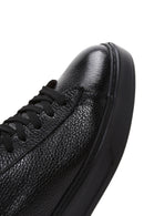 Men's Black Leather Sneaker | Derimod Men's Black Leather Sneaker | Derimod