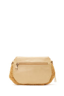 Women's Yellow Plush Waist Bag | Derimod Women's Yellow Plush Waist Bag | Derimod