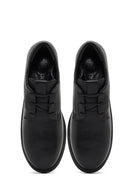 Women's Black Lace-up Leather Masculine Shoe | Derimod Women's Black Lace-up Leather Masculine Shoe | Derimod