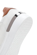 Erkek Beyaz Deri Sneaker | Derimod Erkek Beyaz Deri Sneaker | Derimod