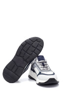 Men's Leather Stripe Detailed Sneaker | Derimod Men's Leather Stripe Detailed Sneaker | Derimod