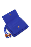Woman Blue Charm Card Holder | Derimod Woman Blue Charm Card Holder | Derimod