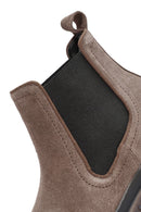 Men's Beige Suede Leather Chelsea Boots | Derimod Men's Beige Suede Leather Chelsea Boots | Derimod