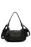 Women's Black Long Strap Shoulder Bag | Derimod Women's Black Long Strap Shoulder Bag | Derimod