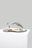 Women's Stone Detailed Sandals | Derimod Women's Stone Detailed Sandals | Derimod
