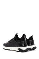 Men's Black Lace-Up Leather Casual Sneaker | Derimod Men's Black Lace-Up Leather Casual Sneaker | Derimod