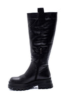 Women's Leather Zippered Boots | Derimod Women's Leather Zippered Boots | Derimod