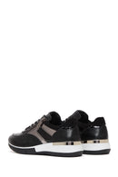 Kadın Siyah Deri Sneaker | Derimod Kadın Siyah Deri Sneaker | Derimod