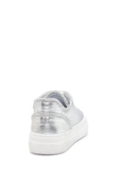 Women's Leather Metallic Sneaker | Derimod Women's Leather Metallic Sneaker | Derimod