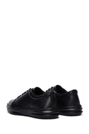Erkek Siyah Deri Casual Sneaker | Derimod Erkek Siyah Deri Casual Sneaker | Derimod