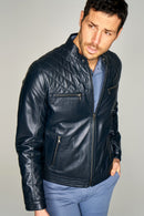 Adrian Men's Leather Jacket | Derimod Adrian Men's Leather Jacket | Derimod