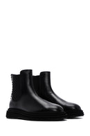 Men's Black Leather Chelsea Boots | Derimod Men's Black Leather Chelsea Boots | Derimod