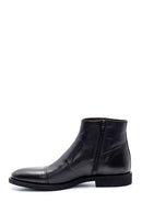 Men's Leather Zippered Classic Boots | Derimod Men's Leather Zippered Classic Boots | Derimod