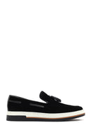 Erkek Siyah Süet Deri Casual Loafer | Derimod Erkek Siyah Süet Deri Casual Loafer | Derimod