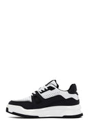 Erkek Beyaz Deri Kalın Tabanlı Sneaker | Derimod Erkek Beyaz Deri Kalın Tabanlı Sneaker | Derimod