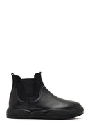 Men's Black Leather Sports Boots | Derimod Men's Black Leather Sports Boots | Derimod