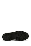 Women's Black Zippered Leather Boots | Derimod Women's Black Zippered Leather Boots | Derimod