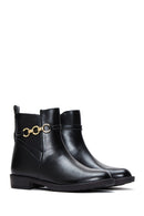 Women's Black Chain Boots | Derimod Women's Black Chain Boots | Derimod