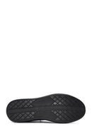 Male Black Lace-Up Leather Sneaker | Derimod Male Black Lace-Up Leather Sneaker | Derimod