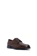 Men's Brown Laced Leather Classic Shoes | Derimod Men's Brown Laced Leather Classic Shoes | Derimod