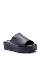 Women's Wedge Heeled Slippers | Derimod Women's Wedge Heeled Slippers | Derimod