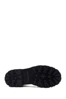 Harley Davidson Men's Black Thick Soled Zippered Boots | Derimod Harley Davidson Men's Black Thick Soled Zippered Boots | Derimod