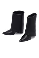 Woman Black Stiletto Heels Leather Boat | Derimod Woman Black Stiletto Heels Leather Boat | Derimod