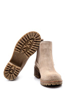 Women's Suede Leather Boots | Derimod Women's Suede Leather Boots | Derimod