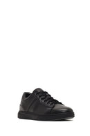 Men's Black Lace-Up Leather Casual Sneaker | Derimod Men's Black Lace-Up Leather Casual Sneaker | Derimod
