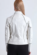 Irma Women's Leather Jacket | Derimod Irma Women's Leather Jacket | Derimod