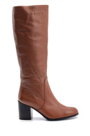 Women's Heeled Leather Boots | Derimod Women's Heeled Leather Boots | Derimod