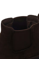 Male Brown Thick-Soled Suede Casual Chelsea Boots | Derimod Male Brown Thick-Soled Suede Casual Chelsea Boots | Derimod