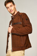 Dybala Men's Leather Jacket | Derimod Dybala Men's Leather Jacket | Derimod