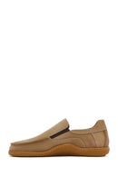 Men's Beige Nubuck Leather Casual Loafer | Derimod Men's Beige Nubuck Leather Casual Loafer | Derimod