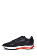 Erkek Siyah Deri Sneaker | Derimod Erkek Siyah Deri Sneaker | Derimod