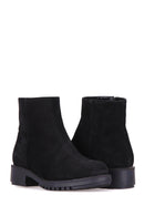 Zippered Women's Suede Boots | Derimod Zippered Women's Suede Boots | Derimod